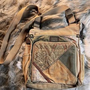 Fossil patchwork crossbody bag
